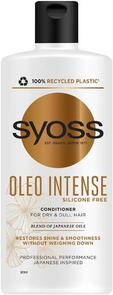 Syoss Oleo Intense Odżywka Do Włosów Suchych I Matowych Przywracająca Blask I Miękkość 440Ml