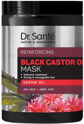 Dr. Sante Black Castor Oil Mask Regenerująca Maska Do Włosów Z Olejem Rycynowym 1000Ml