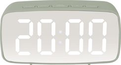 Zdjęcie Karlsson Zegar I Budzik Silver Mirror Led Zielony (Ka5876Gr) - Podkowa Leśna