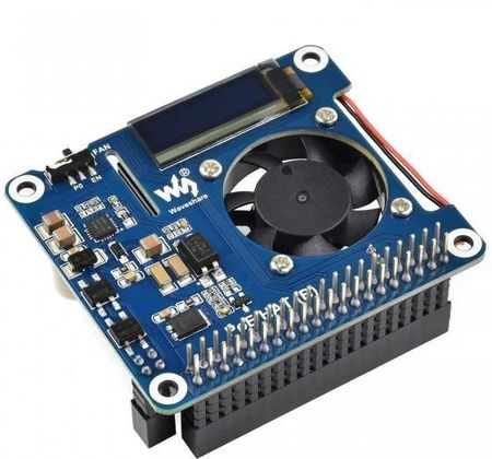 Waveshare Power Over Ethernet Hat (B) - Nakładka Zasilająca Poe I Sieciowa 802.3Af Do Raspberry Pi 3B+/4B 18014 (WSR19592)