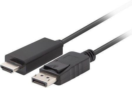Lanberg Kabel DisplayPort (M) V1.1 -> HDMI 1.8m czarny (CADPHD11CC0018BK)
