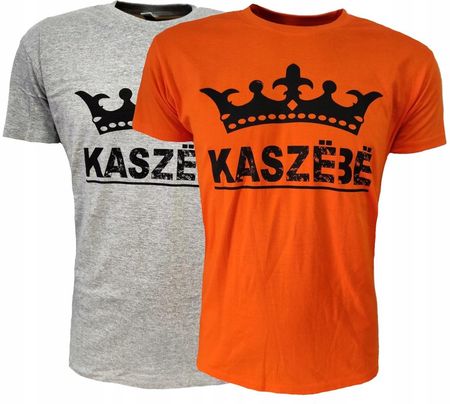 T-SHIRT MĘSKI ORANGE- KORONA KASZUB M