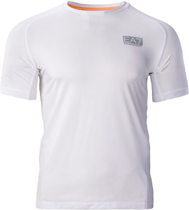 Męska Koszulka z krótkim rękawem Ea7 Emporio Armani Ventus7 M Tee 3Rpt16Pjesz1100 – Biały