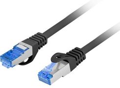 Zdjęcie Lanberg Patchcord kat.6a S/FTP LSZH CCA 0.25m czarny fluke (AKLAGKSP6000263) - Jastarnia