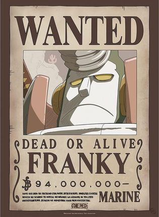 ONE PIECE - plakat Wanted Franky (52x38)