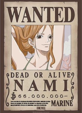 ONE PIECE - plakat Wanted Nami (52x38)
