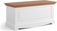 Zdjęcie Homms Skrzynia Sosnowa Belluno Elegante Biała Dąb 54295 - Annopol