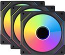 Lian-Li UNI FAN SL-INF 120 ARGB PWM, 3-pak w zestawie kontroler - 120 mm, czarny