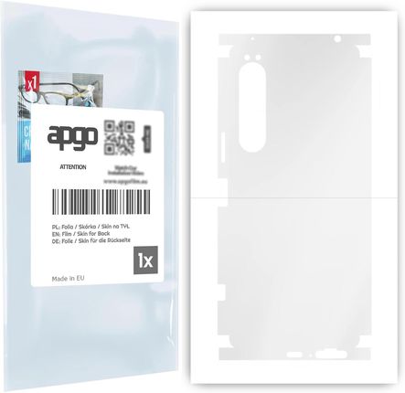 Apgo Folia Hydrożelowa Naklejka Przezroczysta Na Tył+Boki Do Sony Xperia 1 Iv