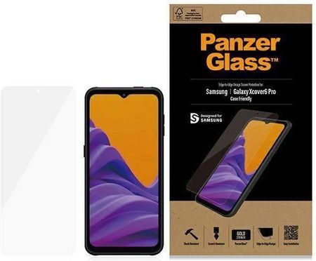 Panzerglass Szkło Hartowane Samsung Galaxy Xcover 6 Pro E2E Screen Protection Antibacerial Case Friendly (7309)