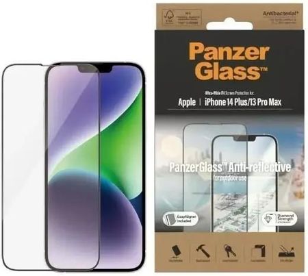 Panzerglass Szkło Ultra-Wide Fit Do Iphone 14 Plus / 13 Pro Max 6,7" Screen Protection Anti-Reflective Antibacterial Easy Aligner Included 2789