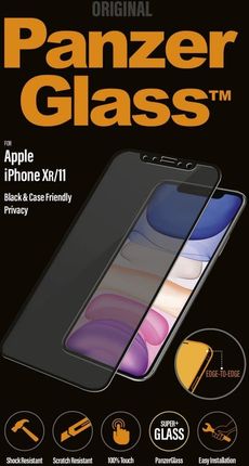 Panzerglass P2665 Apple, Iphone Xr/11, Tempered Glass, Black, Case Friendly With Privacy Filter