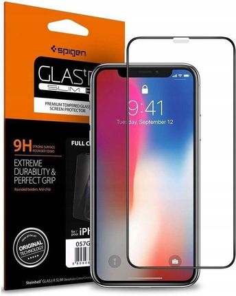 Spigen Szkło Hartowane Glass Fc Iphone Xr Black