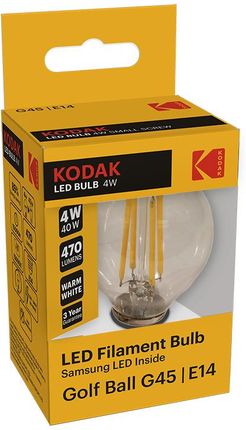 Kodak Żarówka ozdobna kulka LED G45/E14 4/40W ciepła barwa (CAT30419155)