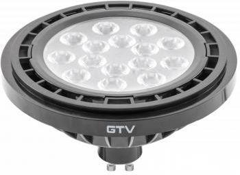 Gtv Żarówka LED ES-111 12,5W 230V barwa ciepła 3000K 40° czarna obudowa (LDES111WW13W4010)