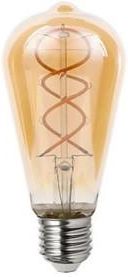 Lvt Żarówka LED E27 4W Filament ST64 ciepła 2200K Amber ściemnialna (8048)