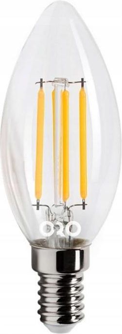 Led Pol Żarówka Led E14 6w 4000k 806lm świeczka Filament Oro03063