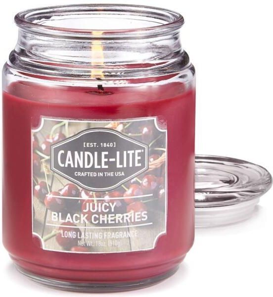 Candle Lite Company Świeca Zapachowa W Słoiku Juicy Black Cherries 510