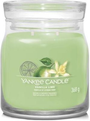 Yankee Candle Świeca Zapachowa W Słoiku Vanilla Lime 2 Knoty Singnature 368 G 8304982448426