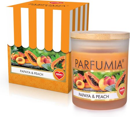 Dedra Sojowa Eko Świeczka Zapachowa Parfumia Papaya & Peach 250 Ml Fc33433
