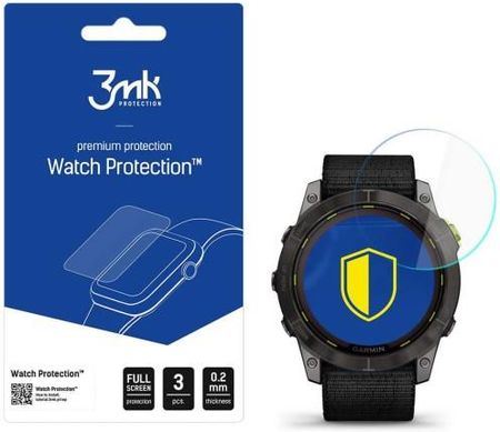 3Mk Szkło Hybrydowe Watch Protection Do Garmin Enduro 2 51Mm, 3 Sztuki