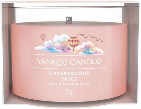 Yankee Candle Świeca Zapachowa W Mini Szklance Watercolour Skies 37 G 8376162457782