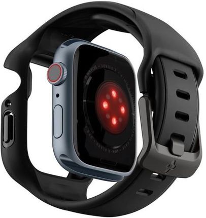 Spigen Etui Z Paskiem Liquid Air Pro Do Apple Watch 8 / 7 41 Mm, Czarne