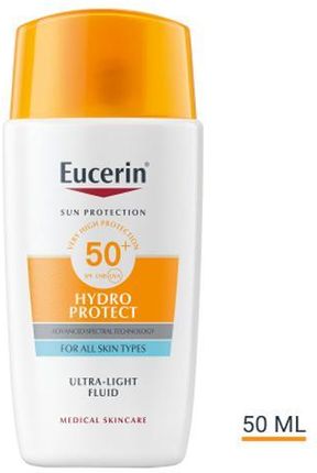 Eucerin Sun Hydro Protect SPF 50+ Ultralekki Nawilżający Fluid ochronny 50 ml