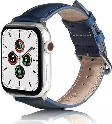 Producenttymczasowy Pasek Do Smartwatcha Beline Leather Apple Watch 42/44/45/49Mm Niebieski /Blue