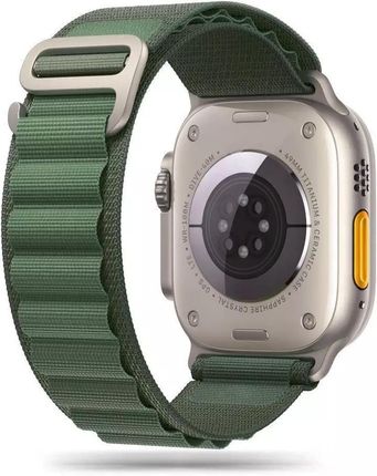 4Kom.Pl Pasek Do Smartwatcha Nylon Pro Band Apple Watch 4 / 5 6 7 8 Se (38 40 41 Mm) Military Green