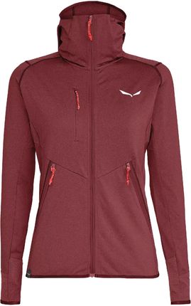 Salewa Damska Bluza Górska Agner Hybrid Pl Dst W Fz Hdy Syrah Melange