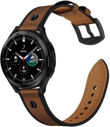 4Kom.Pl Pasek Screwband Do Samsung Galaxy Watch 4 / 5 Pro (40 42 44 45 46 Mm) Brown