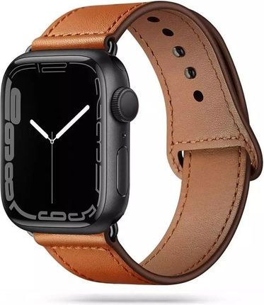 Tech-Protect Leatherfit Apple Watch 4 / 5 6 7 8 Se (38 40 41 Mm) Brown