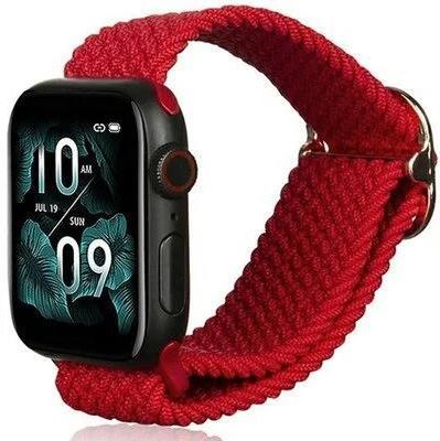 Beline Pasek Textile Do Apple Watch 2/3/4/5/6/7/8/Se/Se 2 (38/40/41Mm) Czerwony