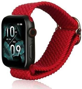 Beline Pasek Textile Do Apple Watch 2/3/4/5/6/7/8/Se/Se 2/Ultra (42/44/45/49Mm) Czerwony
