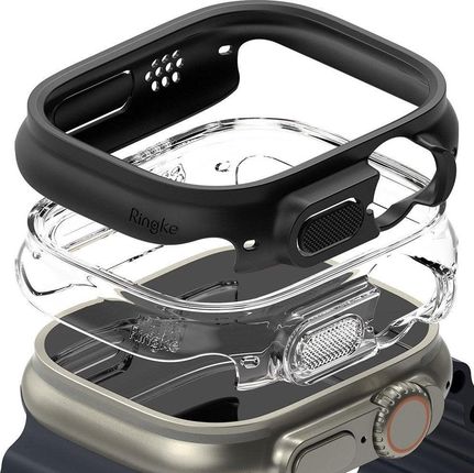Ringke Etui Slim 2-Pack Do Apple Watch Ultra (49 Mm) Clear & Matte Black
