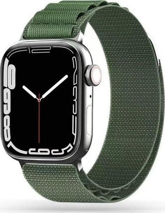 Braders Pasek Nylon Pro Do Apple Watch 4 / 5 6 7 8 Se Ultra (42 44 45 49 Mm) Military Green