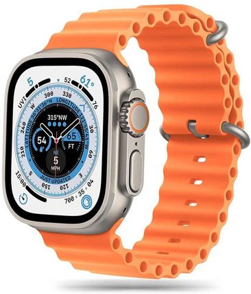 Tech-Protect Pasek Do Apple Watch 4 / 5 6 7 8 Se Ultra (42 44 45 49 Mm) Iconband Pomarańczowe