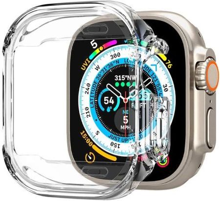 Spigen Etui Ultra Hybrid Do Apple Watch 49Mm, Przezroczyste