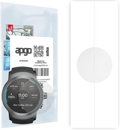 Apgo 1X Folia Hydrożelowa Do Lg Watch Sport - Smartwatch Hydrogel Protection