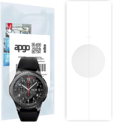 Apgo 1X Folia Hydrożelowa Do Samsung Gear S3 Frontier - Smartwatch Hydrogel Protection