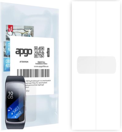 Apgo 1X Folia Hydrożelowa Do Samsung Galaxy Gear Fit 2 - Smartwatch Hydrogel Protection