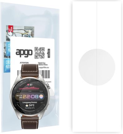 Apgo 1X Folia Hydrożelowa Do Huawei Watch 3 Pro - Smartwatch Hydrogel Protection