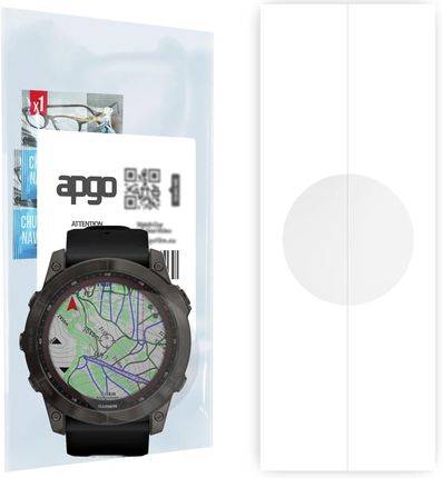 Apgo 1X Folia Hydrożelowa Do Garmin Fenix 7X 51Mm - Smartwatch Hydrogel Protection