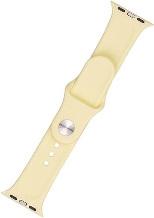 Fixed Silikonowy Pasek Do Apple Watch 38/40/41Mm - Jasno Żółty