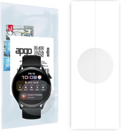 Apgo 1X Folia Hydrożelowa Do Huawei Watch 3 - Smartwatch Hydrogel Protection