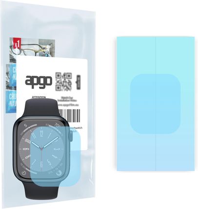 Apgo 2X Folia Hydrożelowa Do Apple Watch 8 (45Mm) - Hd Hq Flex Smartwatch Hydrogel Protection