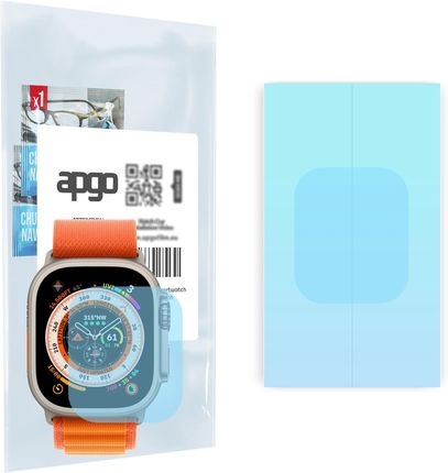 Apgo 2X Folia Hydrożelowa Do Apple Watch Ultra (49Mm) - Hd Hq Flex Smartwatch Hydrogel Protection