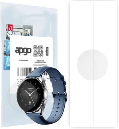 Apgo 1X Folia Hydrożelowa Do Xiaomi Watch S2 (42 Mm) - Smartwatch Hydrogel Protection