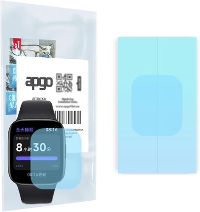 Apgo 2X Folia Hydrożelowa Do Xiaomi Redmi Watch 3 - Hd Hq Flex Smartwatch Hydrogel Protection